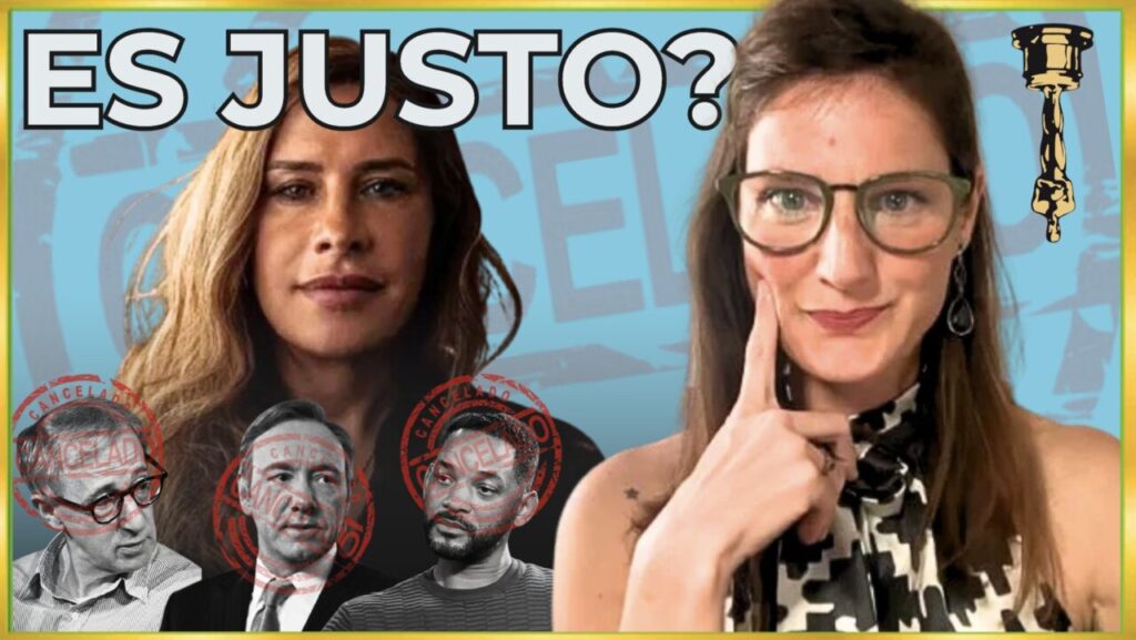 Karla Sofía Gascón reflexionando sobre la cultura de la cancelación en redes sociales