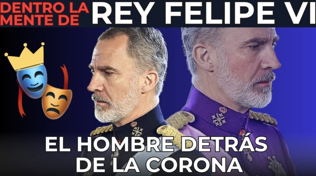 Retrato del Rey Felipe VI en un contexto reflexivo y humano.