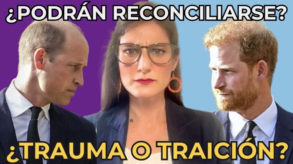 William y Harry discutiendo sobre su trauma familiar tras la muerte de Diana